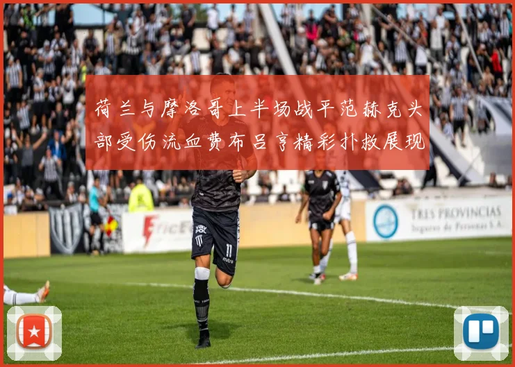 荷兰与摩洛哥上半场战平范赫克头部受伤流血费布吕亨精彩扑救展现实力