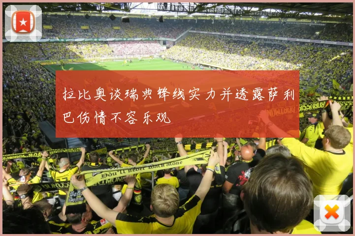 拉比奥谈瑞典锋线实力并透露萨利巴伤情不容乐观